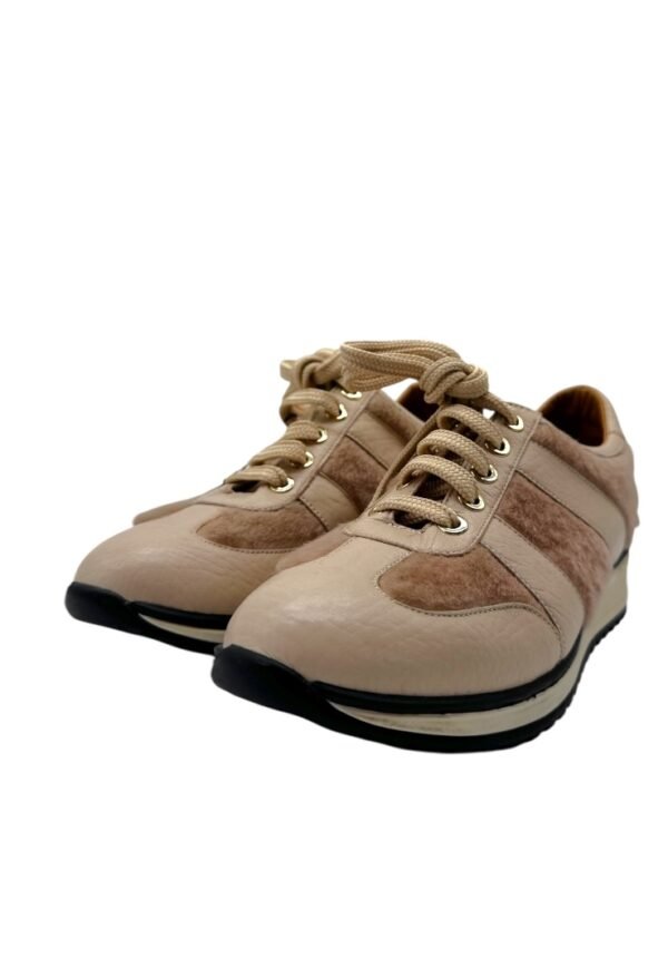 LONGCHAMP  -  CALF HAIR ATHLETIC SNEAKERS - Image 8